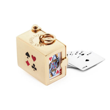 Playing Cards Charm, Solid Gold