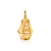 Matryoshka Doll Charm Russia Solid Gold