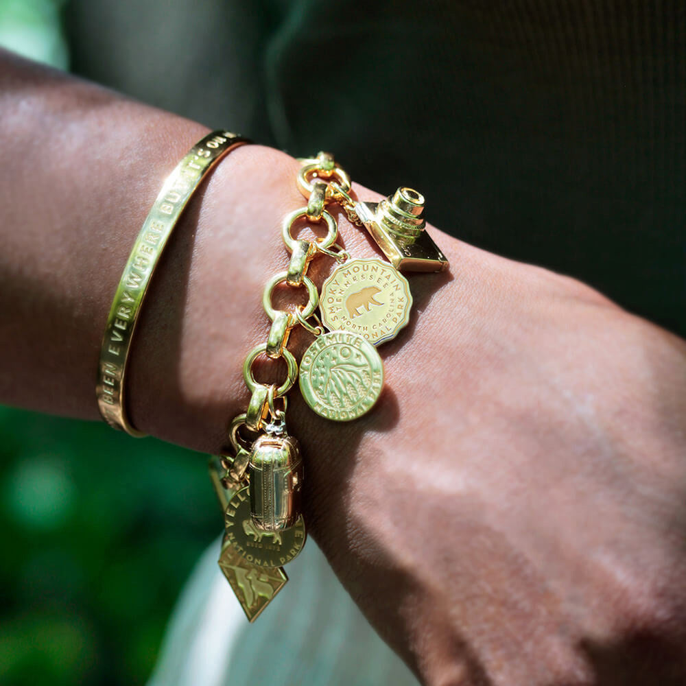 Yosemite National Park Charm, Gold