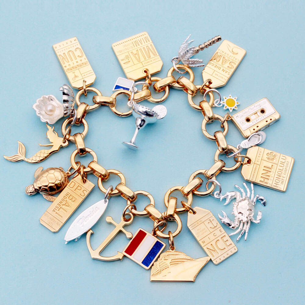 Coffret Bracelets Charms De Luxe - Perles Et Charms Pour Créer Des Bracelets Personnalisés, Dès 6 Ans