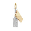 Parmesan Cheese & Grater Charm Italy Two Tone Solid Gold