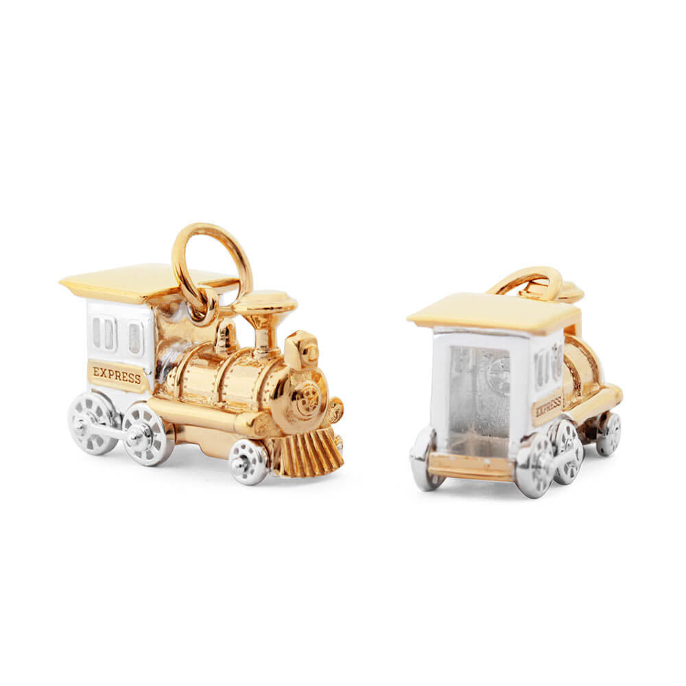 Locomotive Charm, Gold