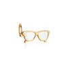 Way Tan Sunglasses Charm, Solid Gold Two-Tone