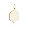 Zion National Park Charm, Solid Gold Enamel