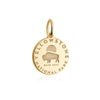 gold vermeil solid gold yellowstone national park charm