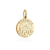 Yosemite National Park Charm, Solid Gold