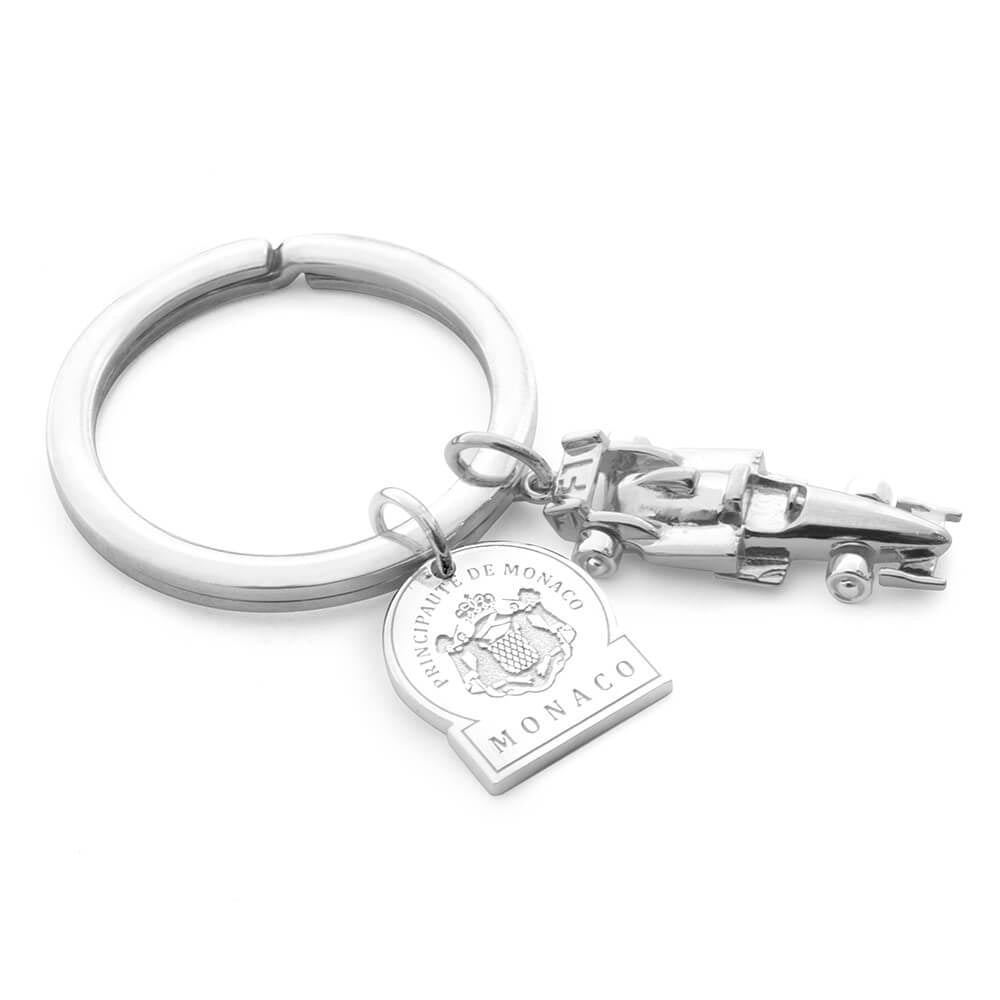 Race Car Charm, Silver