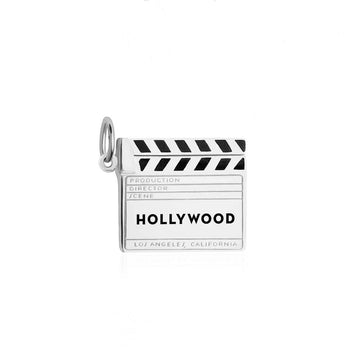 Hollywood Clapboard Charm Silver