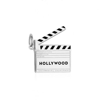 Hollywood Clapboard Charm Silver