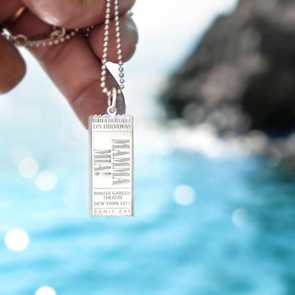 MAMMA MIA! X Jet Set Candy Broadway Charm, Silver