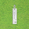 Mexico Passport Stamp Charm Silver