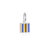 Letter G, Nautical Flag Silver Mini Charm