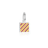 Letter Y, Nautical Flag Silver Mini Charm