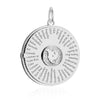 North America Continent Spinner, Silver Large