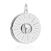South America Continent Spinner, Silver Large