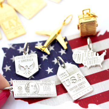 Gift: USA Country Charm, Silver