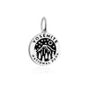 Yosemite National Park Charm, Silver Enamel