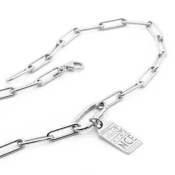 Silver Preppy/Bold Chain Set