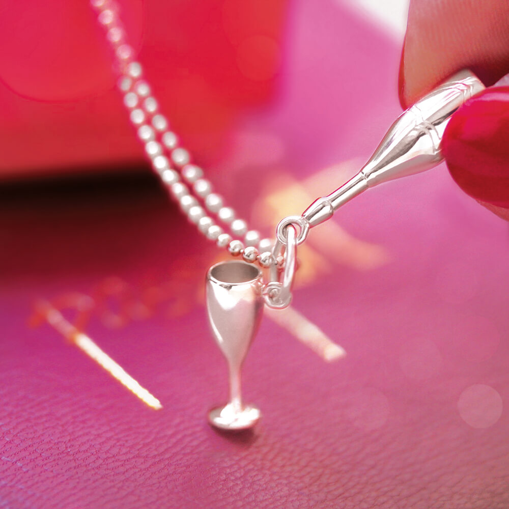 Champagne Charm France Silver