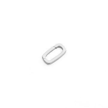 Charm Enhancer, Oblong Clip Silver
