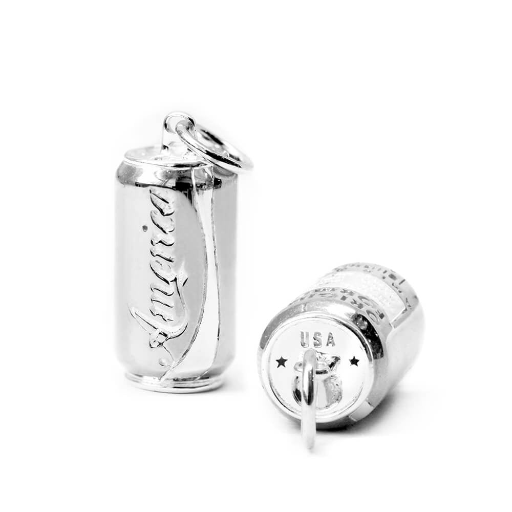 Amer-I-can Soda Charm Silver