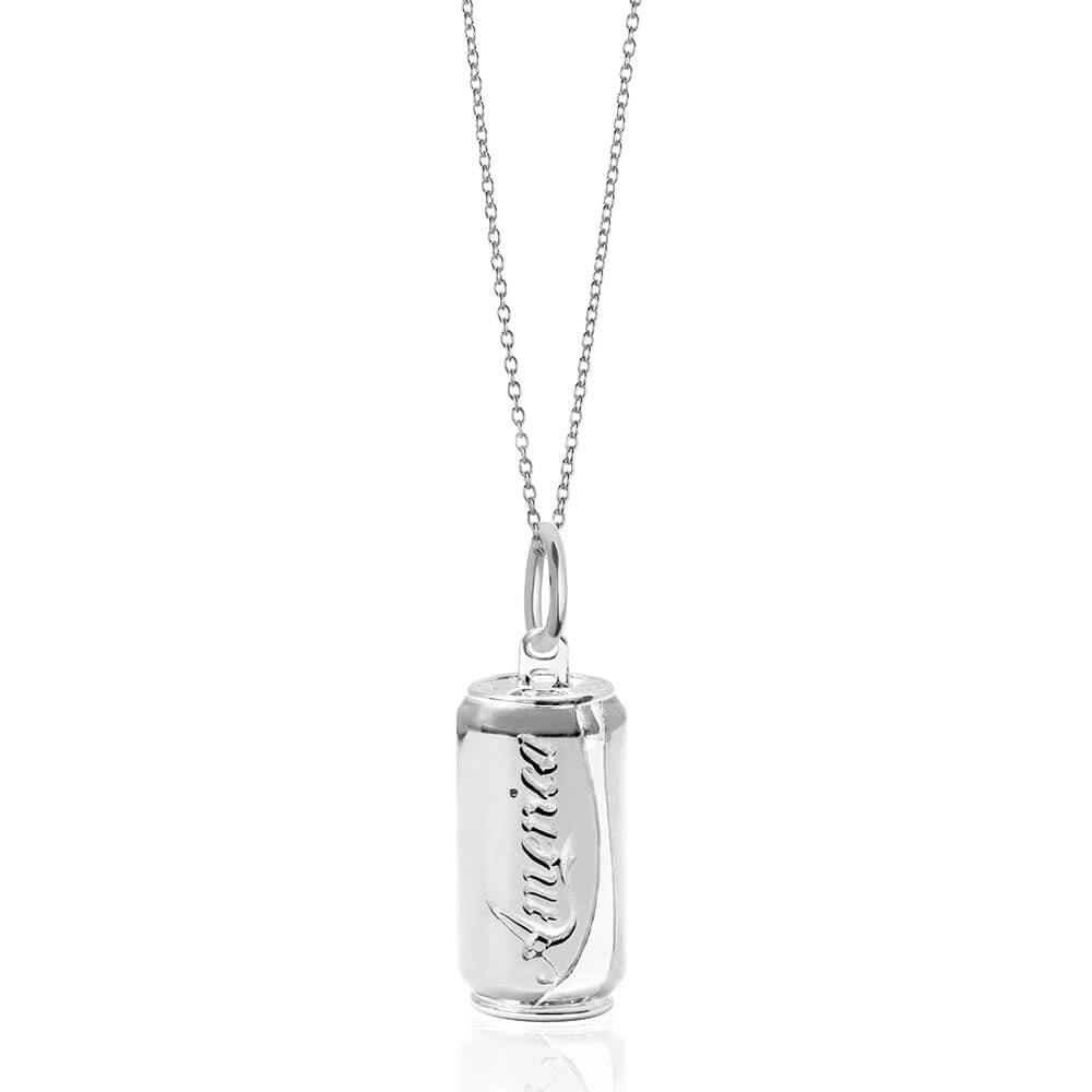 Amer-I-can Soda Charm Silver