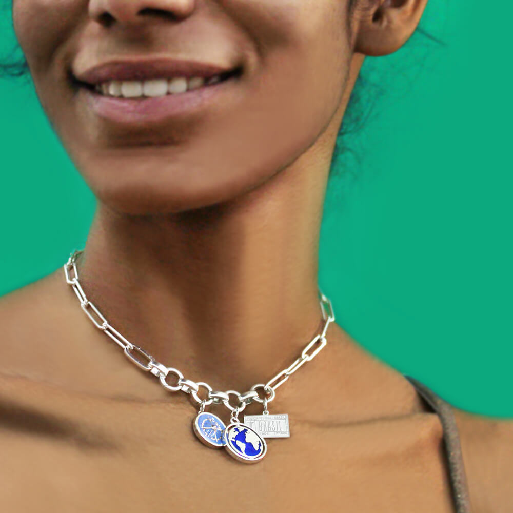 The Convertible Necklace, Silver - JET SET CANDY (7884446826744)