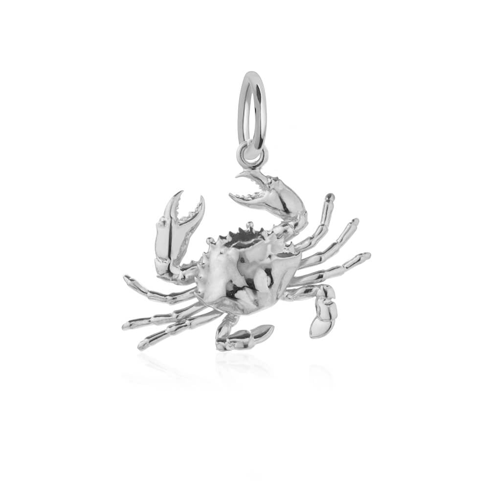 Crab Charm Silver – JET SET CANDY
