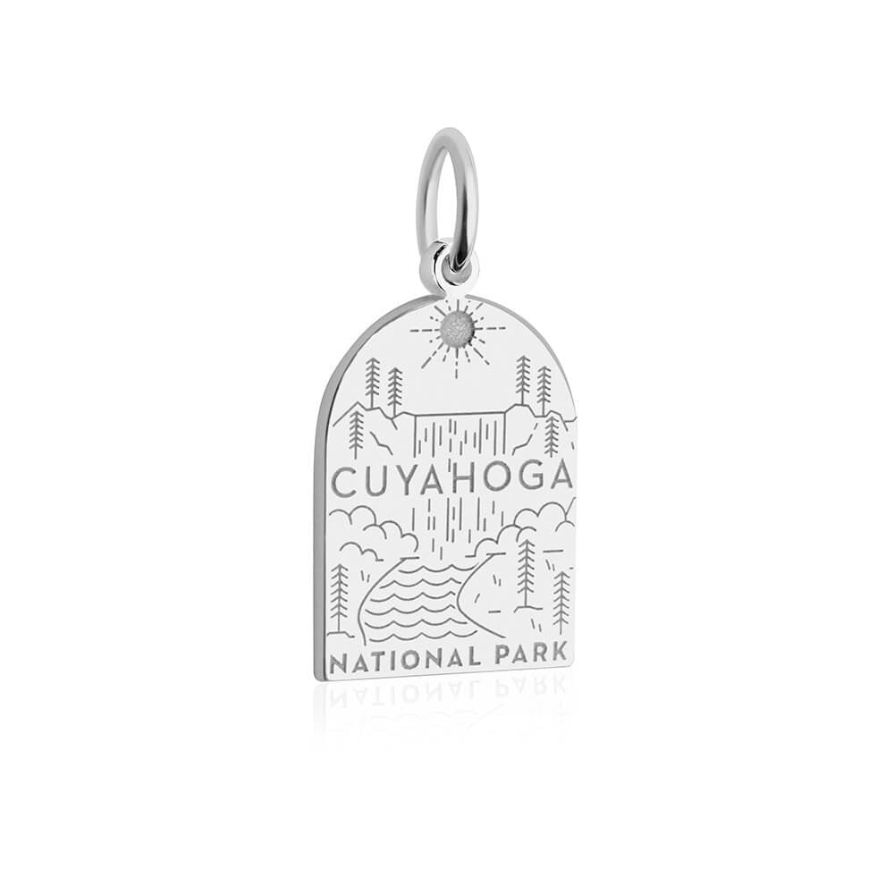 sterling silver cuyahoga national park charm