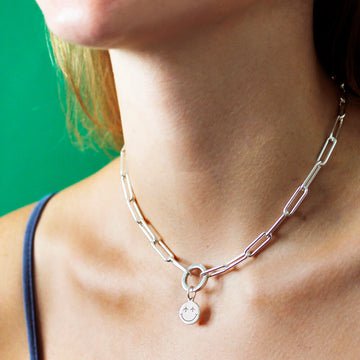 The Daily 360 Charm Necklace, Silver