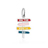 "Oh the Places You’ll Go" Charm Enamel Silver