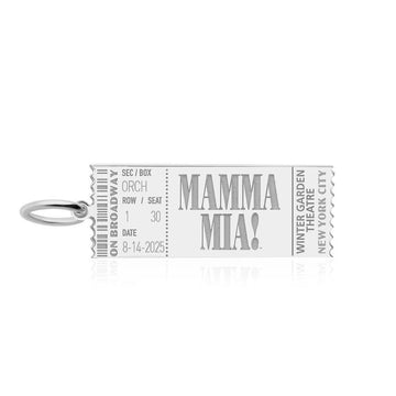 MAMMA MIA! X Jet Set Candy Customizable Broadway Charm, Silver