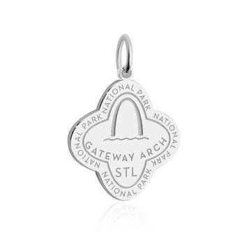 Gateway Arch National Park Charm, Silver