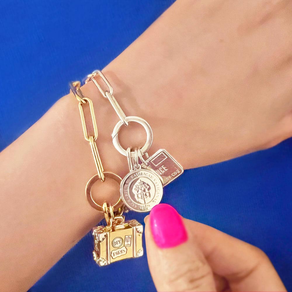The Daily 360 Charm Bracelet, Silver