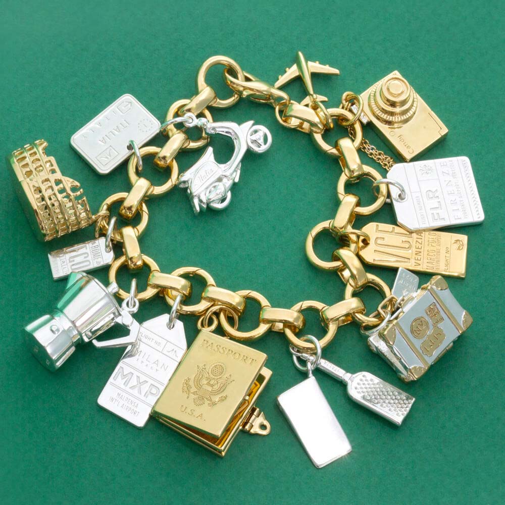 GSTV ゴールド　金　フープ　チャーム　刻印　750 ITALY 804AR GSTV ゴールド 金 フープ チャーム 刻印 750 ITALY 804AR GSTV