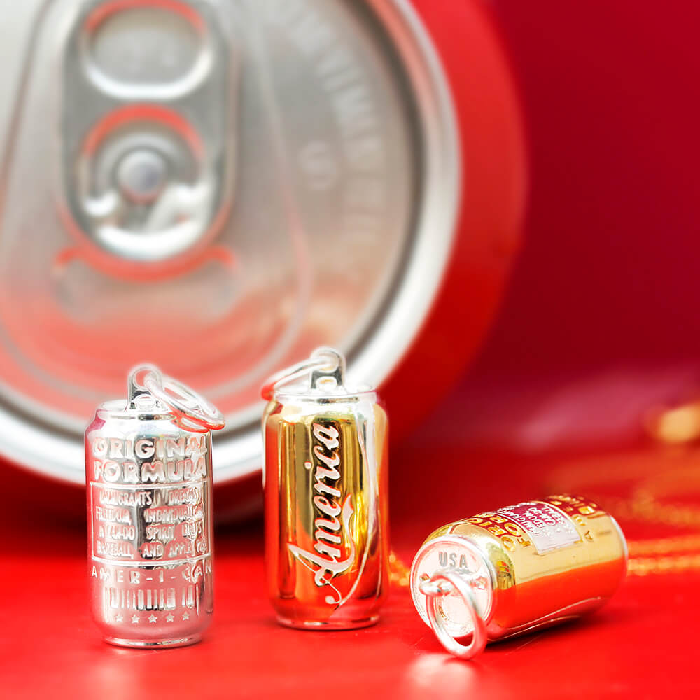 Amer-I-can Soda Charm Gold