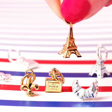 Eiffel Tower Mini Charm, Gold