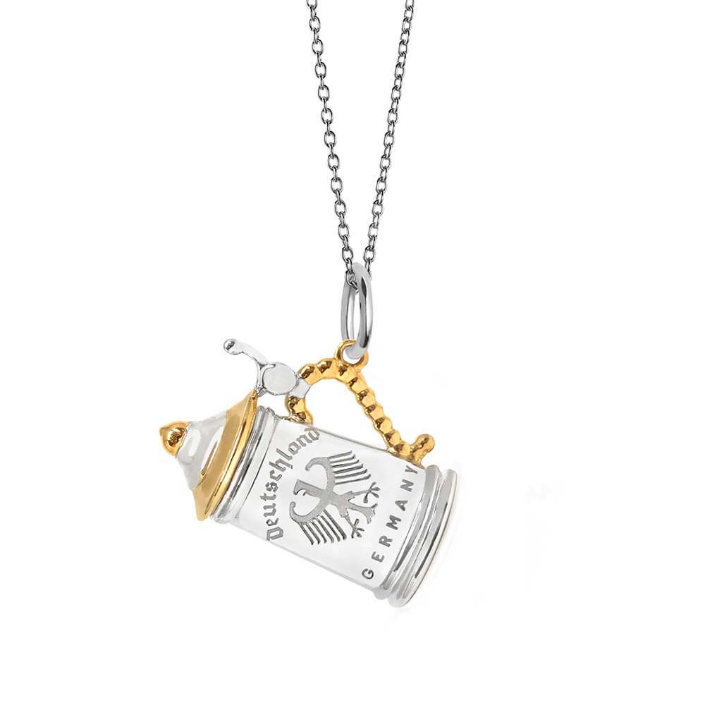 Beer Stein Charm Germany Silver