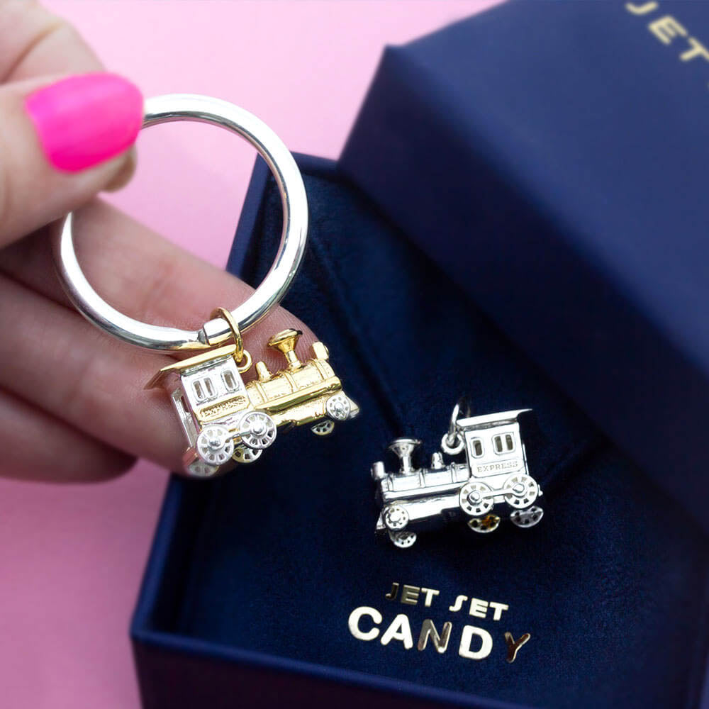 Locomotive Charm, Gold