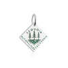 Sequoia National Park Charm, Silver Enamel