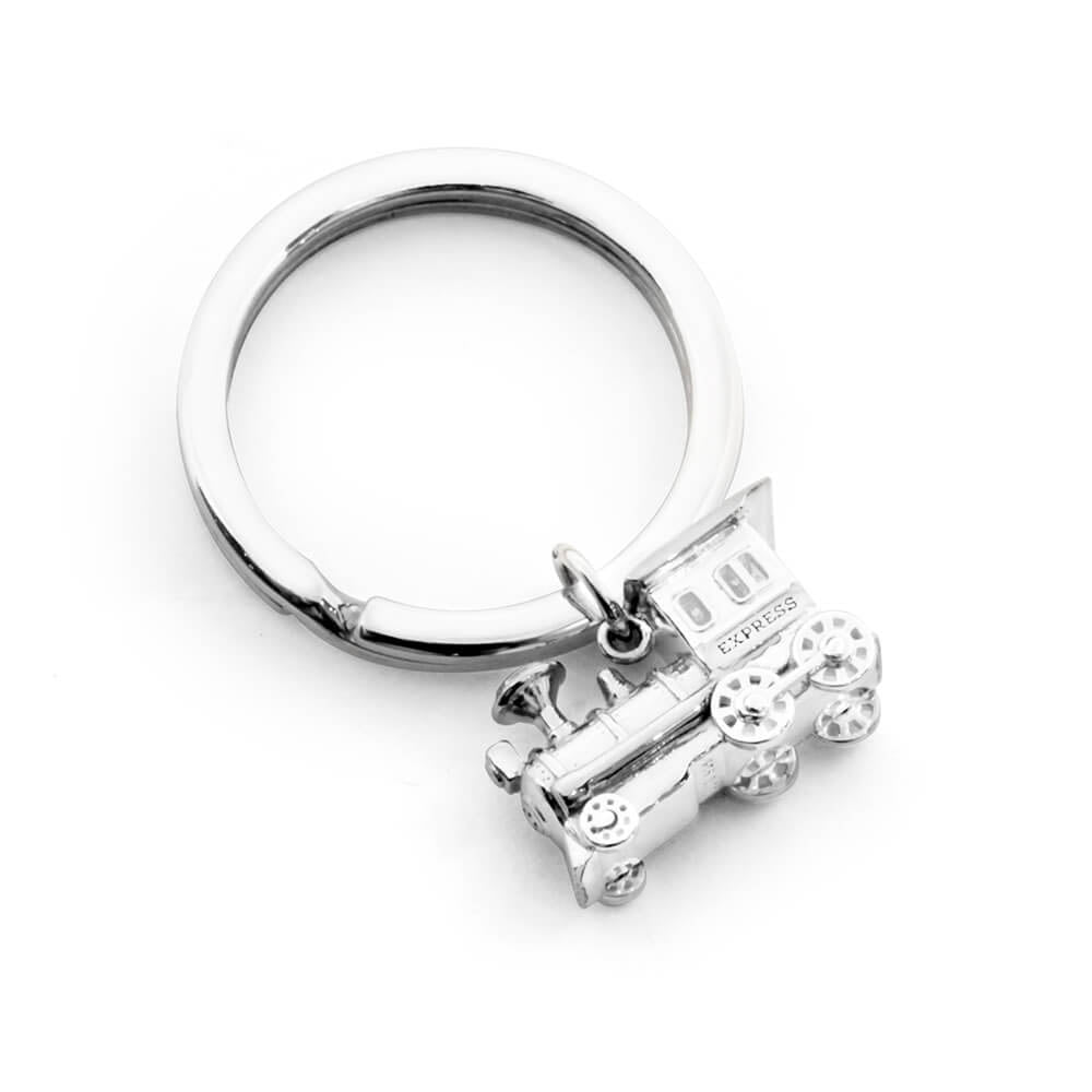 Locomotive Charm, Silver