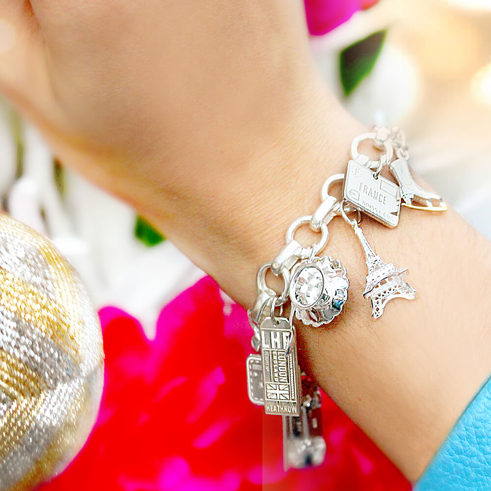 Charm Sucette En Argent 925 – SilberDream, Avec Détail Plastique Rose, Pour Bracelets Et Colliers - 13