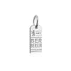Berlin Germany BER Luggage Tag Charm, Silver Mini