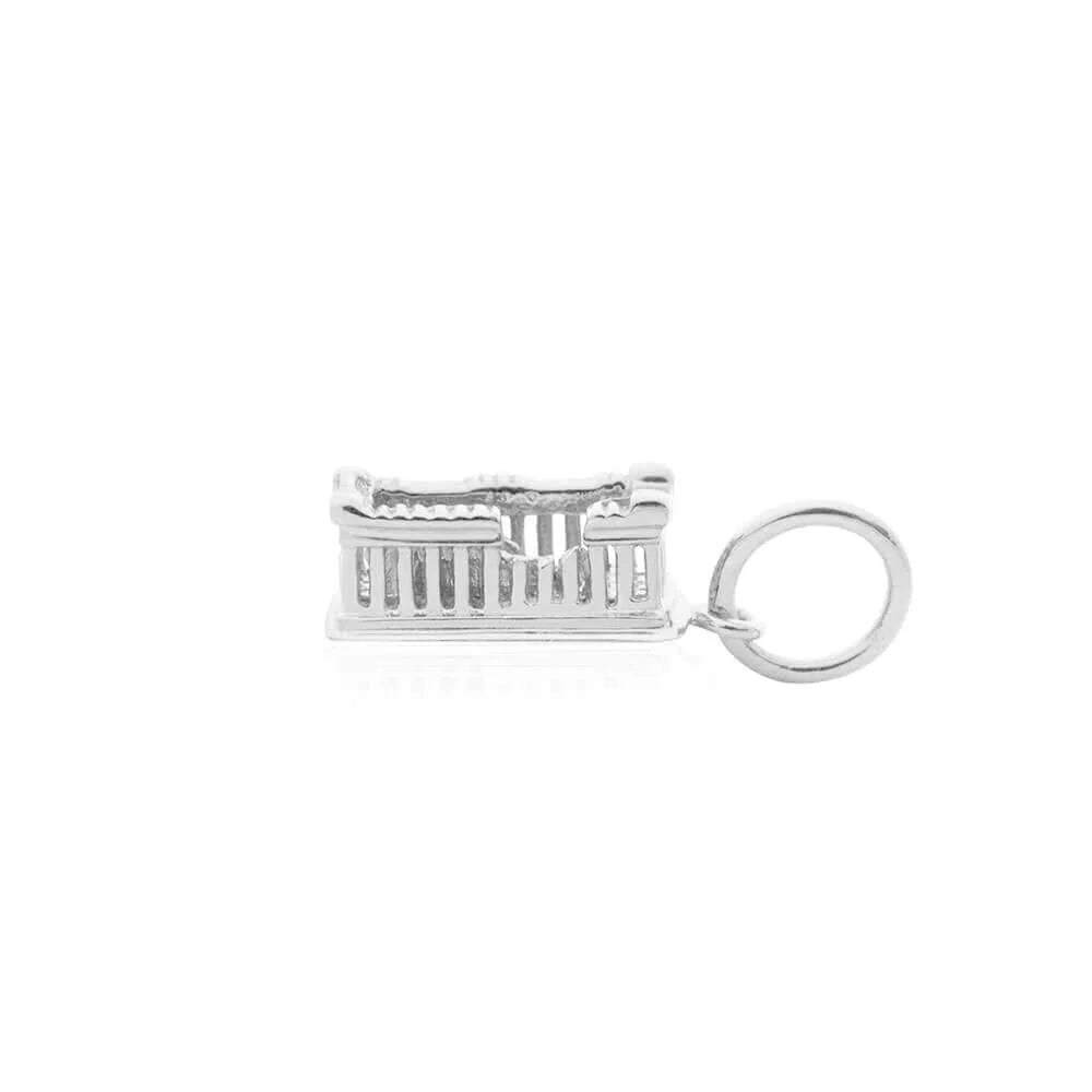 Parthenon Charm, Silver Mini