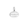 Hawaii Passport Stamp Charm, Silver Mini
