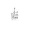 Hollywood Clapboard Charm, Silver Mini