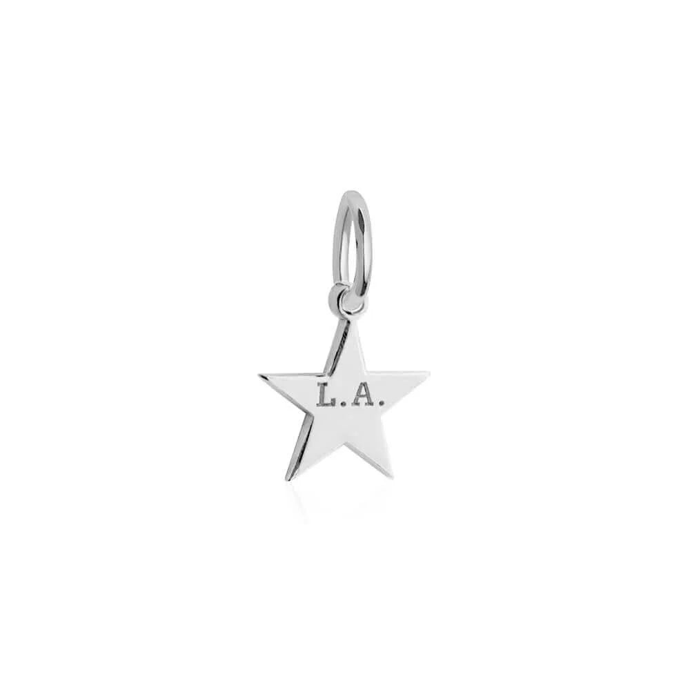 L.A. Star Charm, Silver Mini
