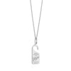 Las Vegas Mini Do Not Disturb Necklace Silver