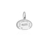 United States Passport Stamp Charm, Silver Mini