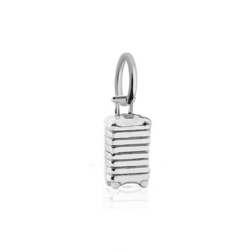 Gift: Mini Smart Suitcase Charm, Silver
